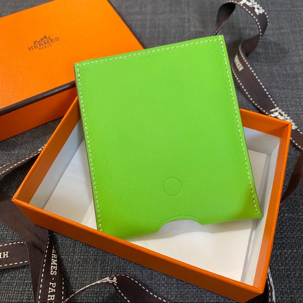 Hermes Green Key & Card Holder